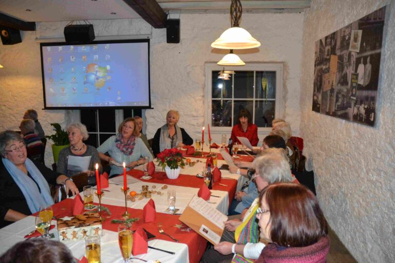 Jahresabschluss im Gasthaus Schneider